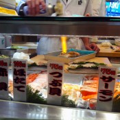 Inside Standing Sushi in Tokyo. Photo by alphacityguides.