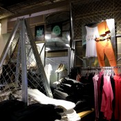 Denim display at Cheap Monday in London. Photo by alphacityguides.