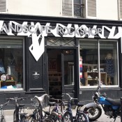 Store front at Landscape Rockshop in Paris. Photo by alphacityguides.