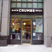 Store front at Crumbs Bake Shop in New York. Photo by alphacityguides.