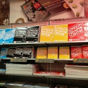 Display at London Graphic Design Centre in Covent Garden, London. Photo by alphacityguides.