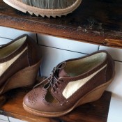 Shoe display at Rag & Bone in New York. Photo by alphacityguides.