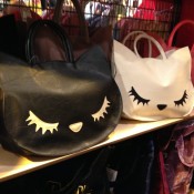 Cat bags at Wego Harajuku in Tokyo. Photo by alphacityguides.