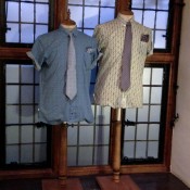 Men's fashion display at Liberty London. Photo by alphacityguides.