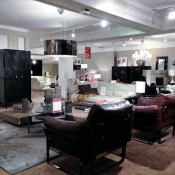 Luxury furniture display at Harrods in London. Photo by alphacityguides.