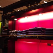 Cashmere sweaters at Shanghai Tang in Hong Kong. Photo by alphacityguides.