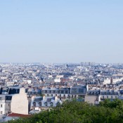 Veiw from the Basilica of the Sacré Coeur in Paris. Photo by alphacityguides.