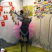 Deer in a tutu in Laforet, Harajuku, Tokyo