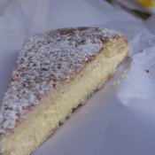 Tarte tropezienne at La Fougasse in Paris