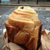 Chocolate croissant at The Albion in London. Photo by alphacityguides.