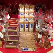 Candy and chocolate assortment at Selfridges & Co. in London. Photo by alphacityguides.