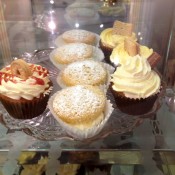 Cupcakes at Fortnum and Mason in London. Photo by alphacityguides.
