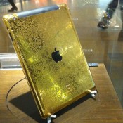 Gold iPad case at Pacific Place Hong Kong. Photo by alphacityguides.