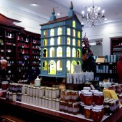 Preserves at Fortnum and Mason in London. Photo by alphacityguides.
