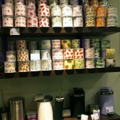 Designer toilet paper at Printemps in Paris. Photo by alphacityguides.