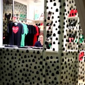 COMME des GARÇONS display inside The Dover Street Market London. Photo by alphacityguides.