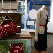 Cardigan and dress at Cath Kidston in London. Photo by alphacityguides.
