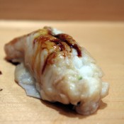 Anago at Sushi Dai in Tokyo. Photo by alphacityguides.