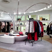 Marni fashion display at Harvey Nichols in London. Photo by alphacityguides.