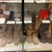 Boots and accessories at Vivienne Westwood Closet Child in Tokyo. Photo by alphacityguides.