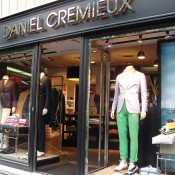Store front at Daniel Cremieux in Paris. Photo by alphacityguides.