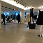 Womenswear fashion display at Barney's in New York. Photo by alphacityguides.