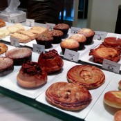 French pastry display at Bouchon Bakery in New York. Photo by alphacityguides.