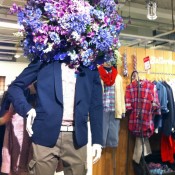 Fashion display inside Printemps in Paris. Photo by alphacityguides.