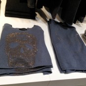 Fashion display inside Zadig & Voltaire in London. Photo by alphacityguides.