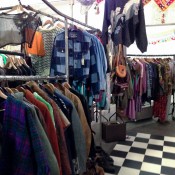 Huge Vintage Clothing Market at Brick Lane in London. Photo by alphacityguides.