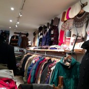 Fashion display at The Vintage Showroom in London. Photo by alphacityguides.