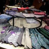 Men's Liberty print tie display at Liberty London. Photo by alphacityguides.