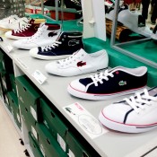 Lacost sneakers at Asbee in Tokyo. Photo by alphacityguides.