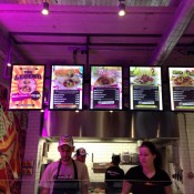 Menu board inside Chilango Burrito in London. Photo by alphacityguides. 