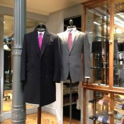 Fashion display inside Gieves & Hawkes London. Photo by alphacityguides.