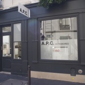 A.P.C. store in Paris. Photo by alphacityguides.