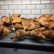 Breakfast croissants at The Albion in London. Photo by alphacityguides.