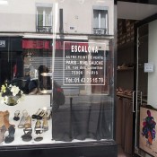 Store front at Escalona in Paris. Photo by alphacityguides.