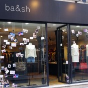 Store front at ba & sh in Paris. Photo by alphacityguides