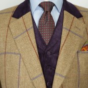 Bespoke Jacket from Huntsman in London. Photo supplied by Huntsman.