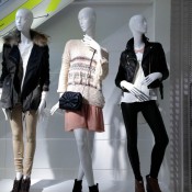 Bershka fashion display on Oxford Street in London. Photo by alphacityguides.