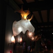 Contemporary antlers at Liberty London. Photo by alphacityguides.