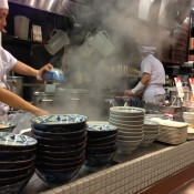 Open kitchen at Muginbo in Tokyo. Photo by alphacityguides.