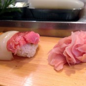 Sushi at Daiwa Sushi in Tokyo. Photo by alphacityguides.