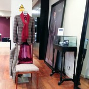 Made to measure suit display inside Scabal on Savile Row in London. Photo by alphacityguides. 