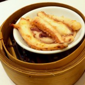 Fried octopus at Crystal Jade in Hong Kong. Photo by alphacityguides. 