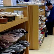 Traditional Kimono accessories department inside Matsuya in Tokyo. Photo by alphacityguides.