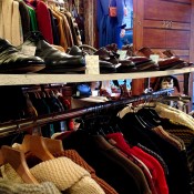 Vintage display at Hunky Dory Vintage in London. Photo by alphacityguides.