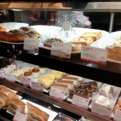 Pastry counter at Segafredo in Tokyo. Photo by alphacityguides.