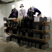 Fashion merchandising display at Opening Ceremony in Tokyo. Photo by alphacityguides.